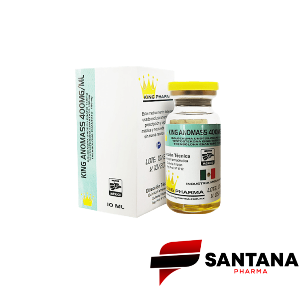 King Anomass (Enantato de Testosterona, Undecilenato de Boldenona, Enantato de Trembolona) 400mg / 10ml - King Pharma