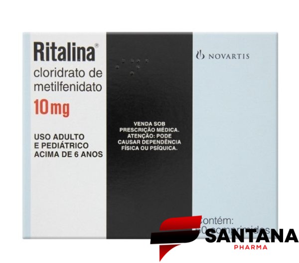 Ritalina ( Cloridrato de Metilfenidato ) 10mg 30 comp. - Novartis