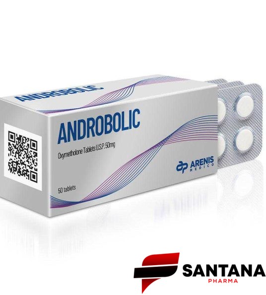 Androbolic (Oxymetolona) Hemogenin 50mg / 50 Caps - Arenis Medico