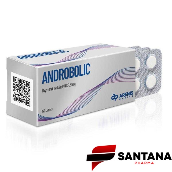 Androbolic (Oxymetolona) Hemogenin 50mg / 50 Caps - Arenis Medico