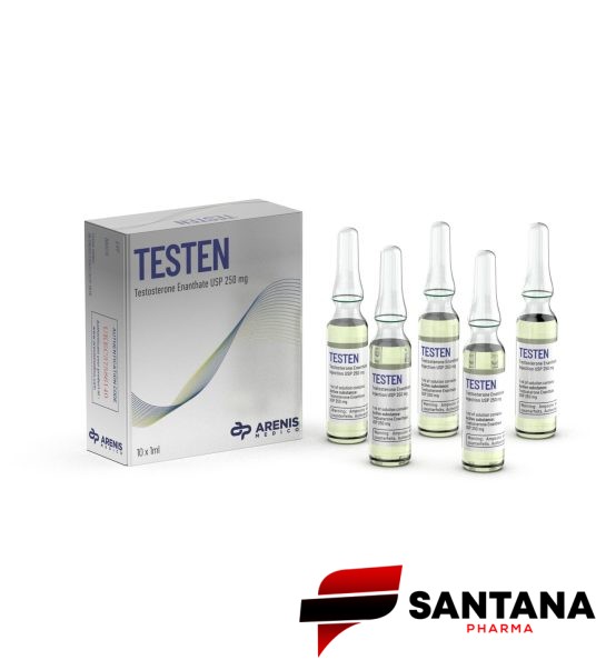 Testen (Enantato de Testosterona) - 250mg / 10ml - Arenis Medico