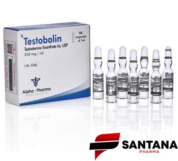 Testobolin (Enantato de Testosterona) - 250mg / 10ml - Alpha Pharma