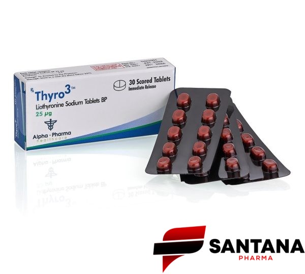 Thyro3 (T3) 25mcg / 30 caps - Alpha Pharma