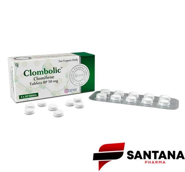 Clombolic (Clomid Citrato de Clomifeno) 50mg/50 comp. - Cooper Pharma