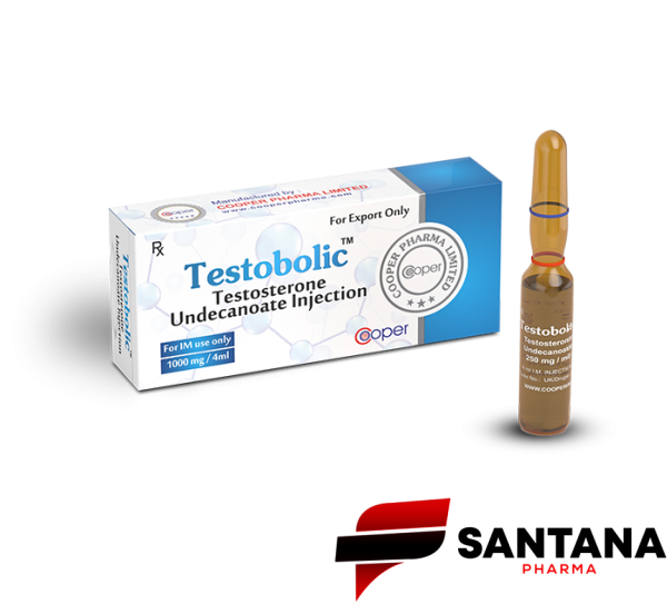 Testobolic Nebido (Undecanoato de Testosterona) 1000mg / 4ml - Cooper Pharma